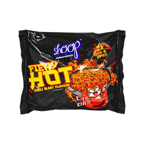 Shan Shoop Firey Hot Chilli Blast Flavour Korean Noodles 140g