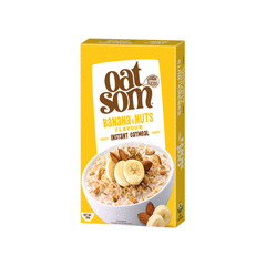 Oat Som Banana & Nuts Flavour Instant Oatmeal 39g