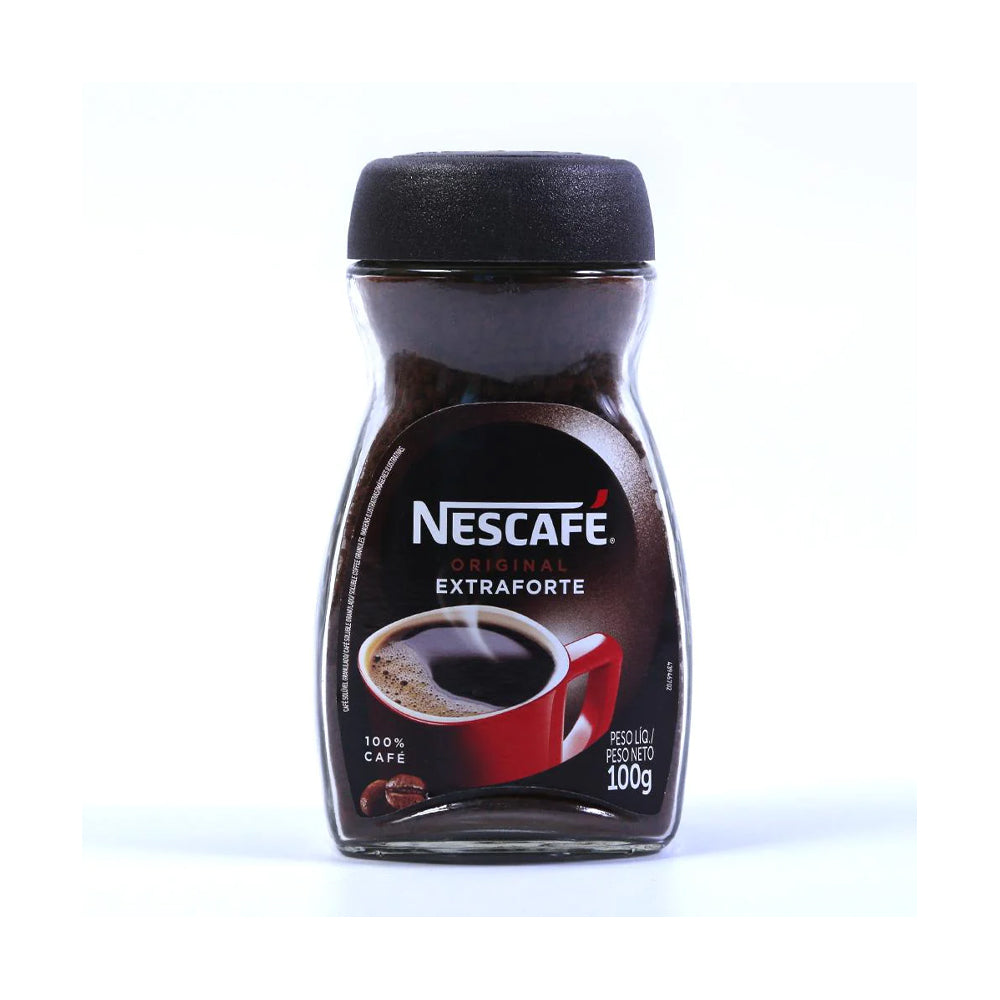 Nestle Nescafe Original Coffee Extra Forte (Extra Strong) 100g 100% Cafe Brazil
