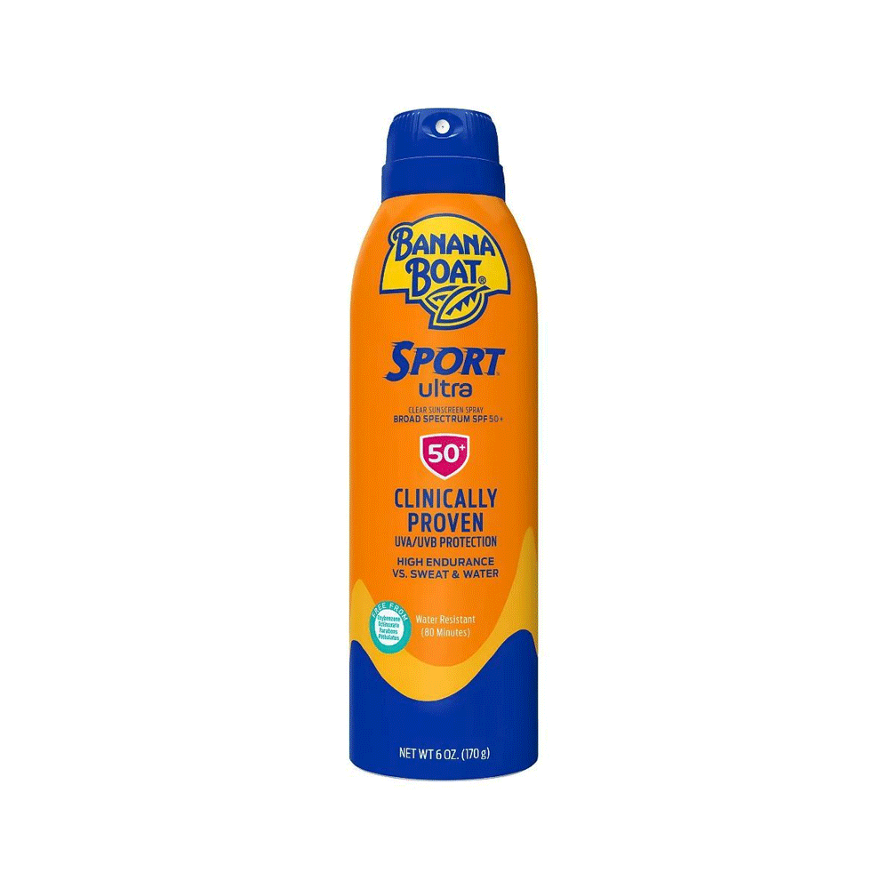 Banana Boat Sport Clear Sunscreen Spray Spectrum Spf50+ 170g