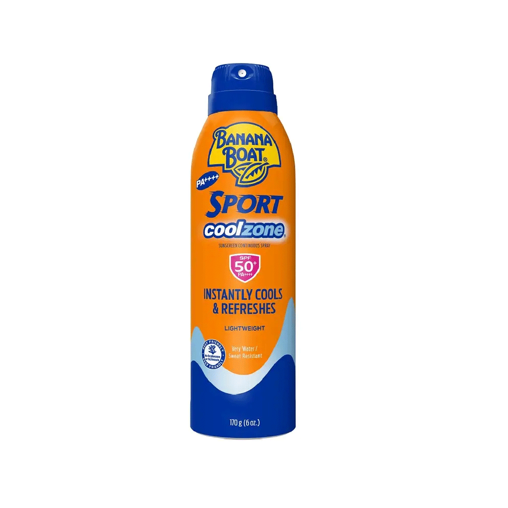Banana Boat Coolzone Sport 50+instantly Cools 7 Resfreshes Spray 170g