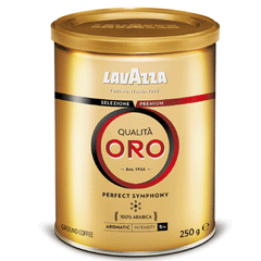 Lavazza Qualita Oro Ground Coffee Tin 250g