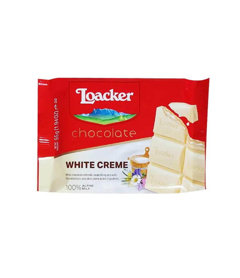 Loacker White Creme Chocolates 55gm