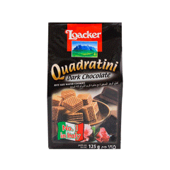 Loacker Quadratini Dark Chocolate 125g