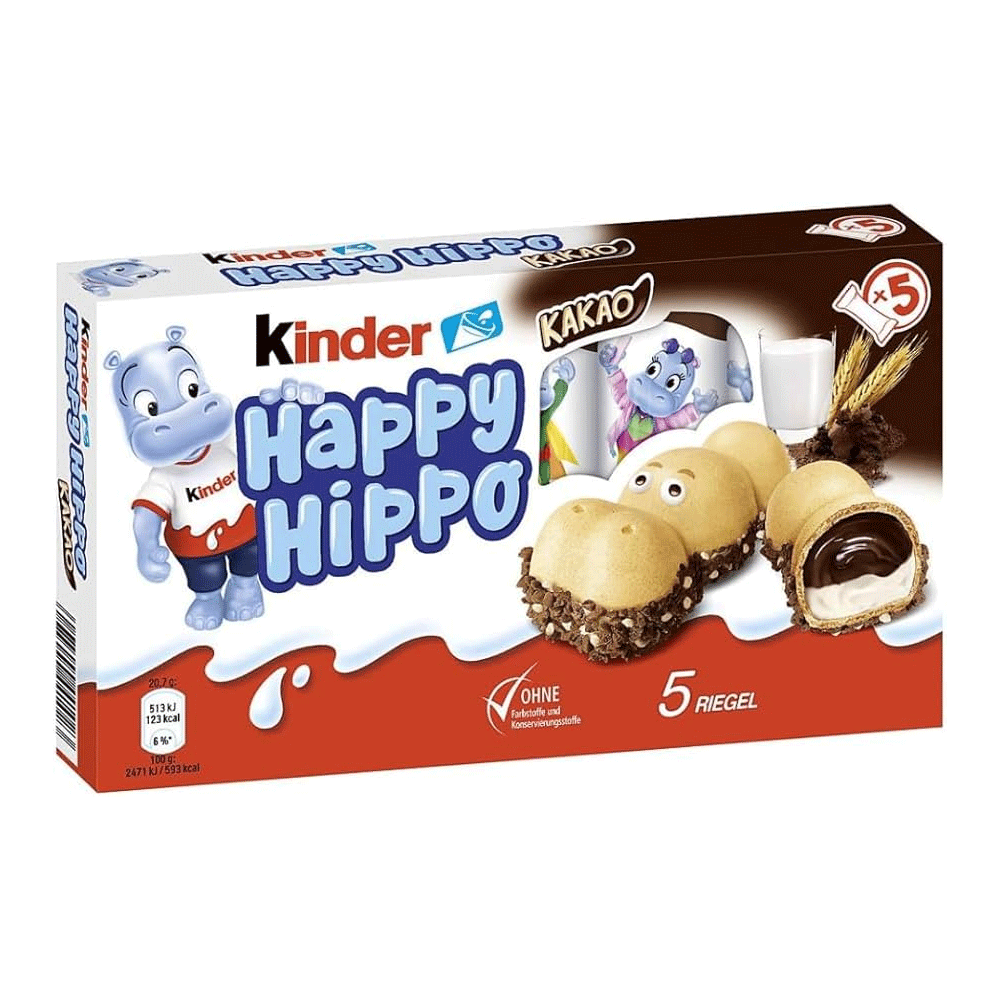 Kinder Happy Hippo Crispy Wafer 103.5g