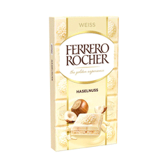 Ferrero Rocher Hazelnut White Chocolate 90g