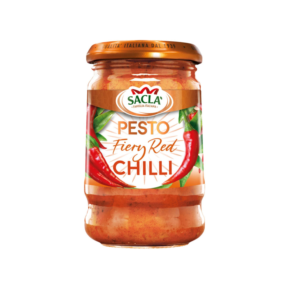 Sacla Pesto Fiery Red Chilli 190g