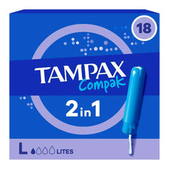 Tampax Compak Lites 18`s