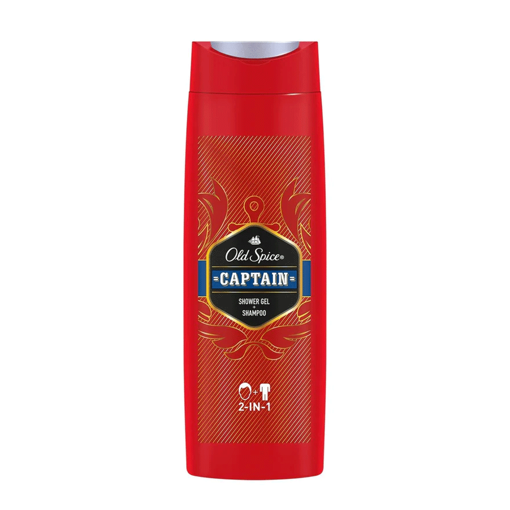 Old Spice Captain Shower Gel + Shampoo 400ml