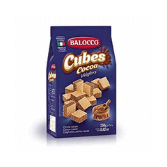 Balocco Mini Cubes Cocoa Wafers 250g