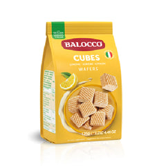 Balocco Cubes Lemon Wafers 125g