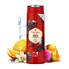 Old Spice Rock With Charcoal Shower Gel+shampoo 400ml