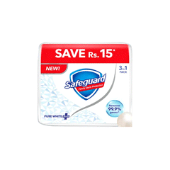 Safeguard Pure White Soaps Bundle 3s 168g