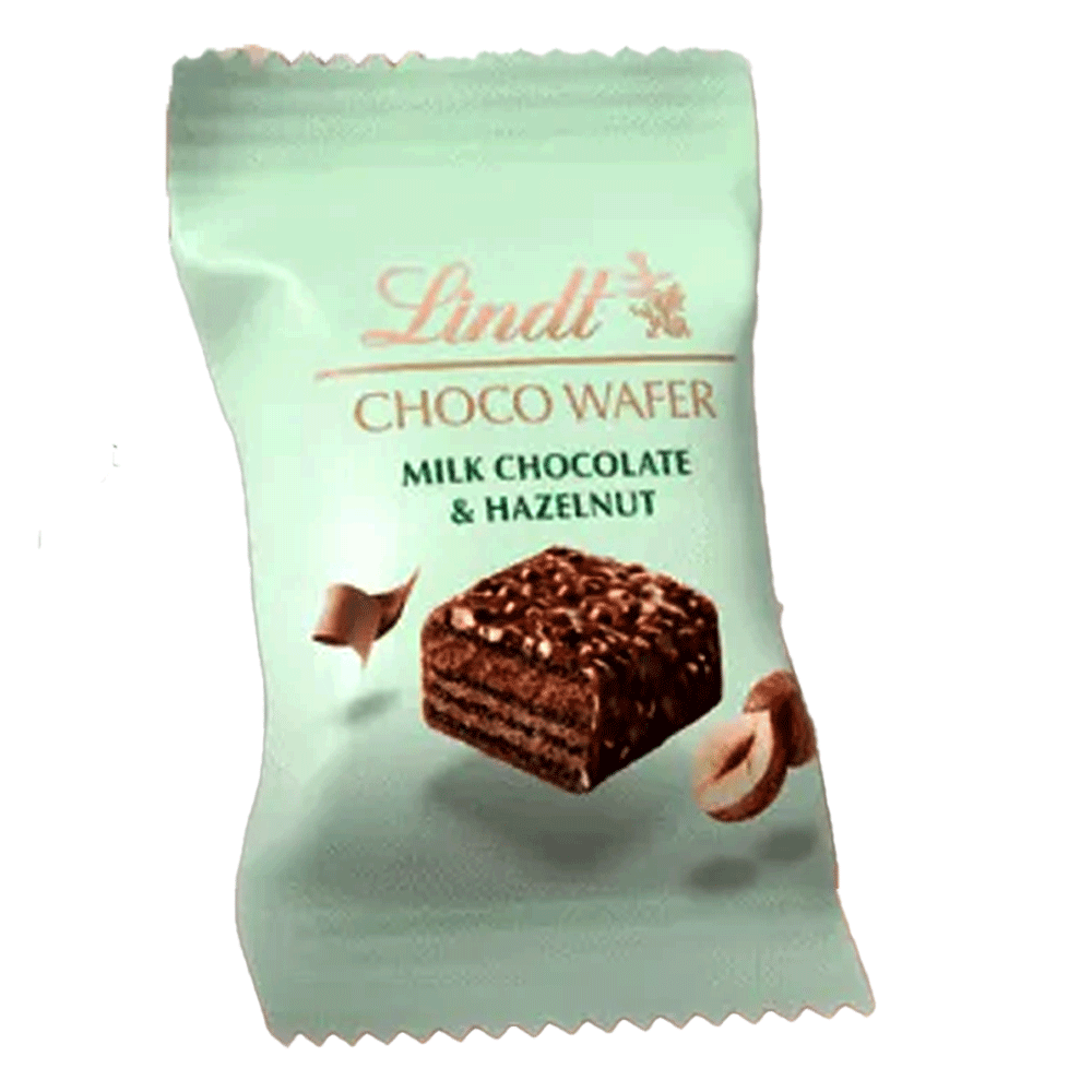 Lindt Choco Wafer Milk Chocolate & Hazelnut 135g