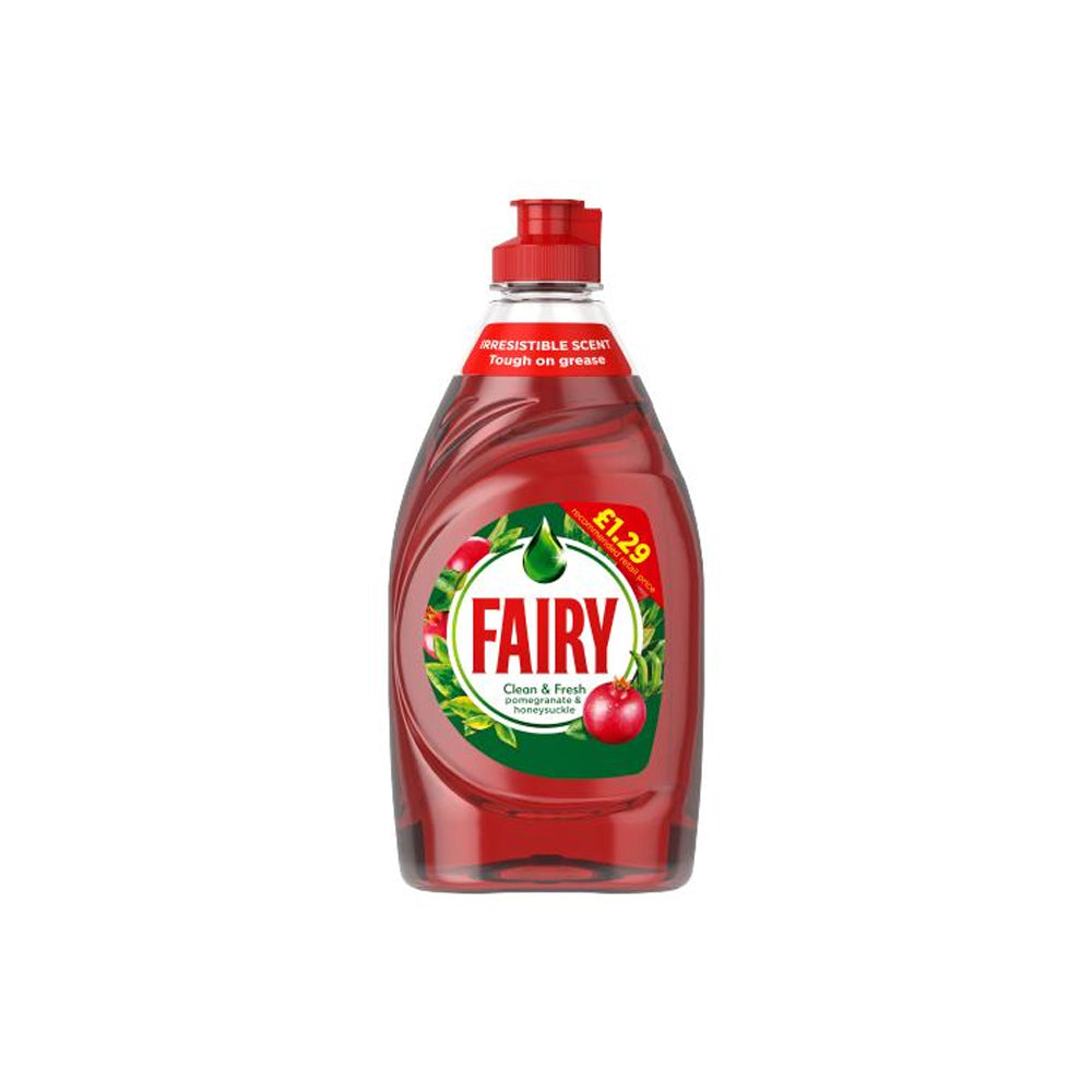 Fairy Clean & Fresh Pomegranate & Honeysuckle Dishwash 383ml
