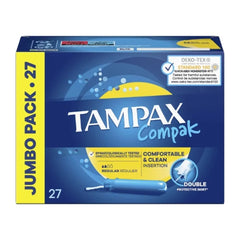Tampax Compak Regular 27`s