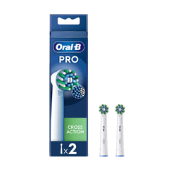 Oral-B Pro Cross Action Brush Head 2`s