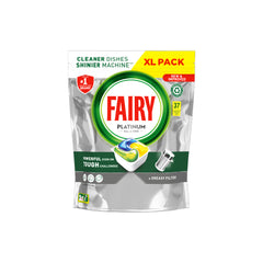 Fairy Platinum All In One Dishwasher Capsules Lemon 37s