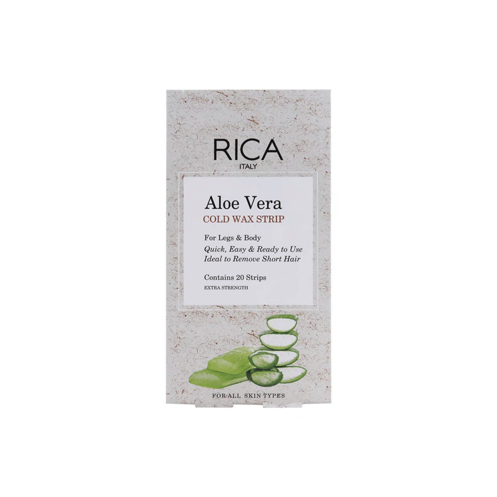 Rica Aloe Vera Cold Wax Strip 20s