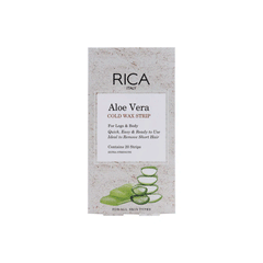 Rica Aloe Vera Cold Wax Strip 20s