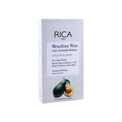 Rica Brazilian Wax With Avocade Butter Face Wax Strip 20s