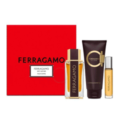 Ferragamo Spicy Leather Pour Homme Gift Set