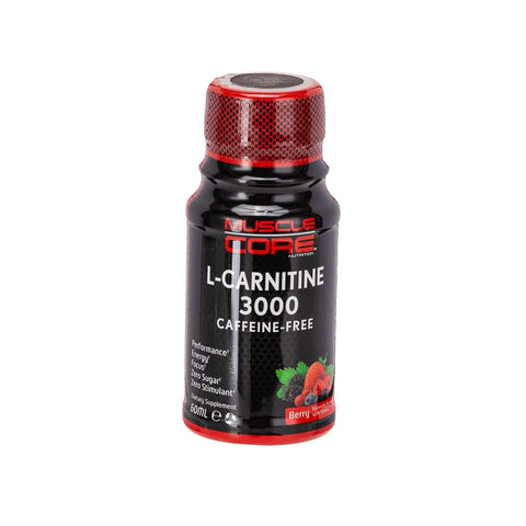 Muscle Core L-Carnitine 3000 Dietary Supplement Berry 60ml