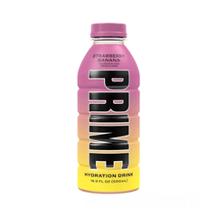 Prime Strawberry Banana Hydration Drink 500ml