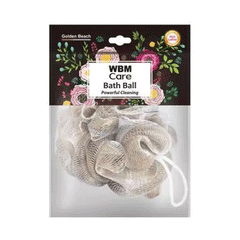 Wbm Care Bath Ball Powerful Cleaning Golden Beach 50g