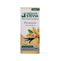 Greeniche Stevia Flavoured Stevia Vanilla Liquid 118ml