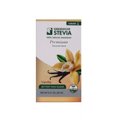 Greeniche Stevia Flavoured Stevia Vanilla Liquid 59ml