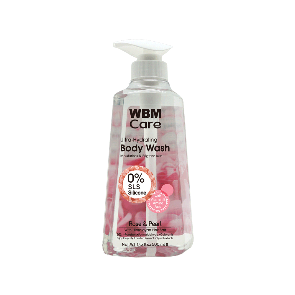 Wbm Care Rose & Pearl Body Wash 500ml