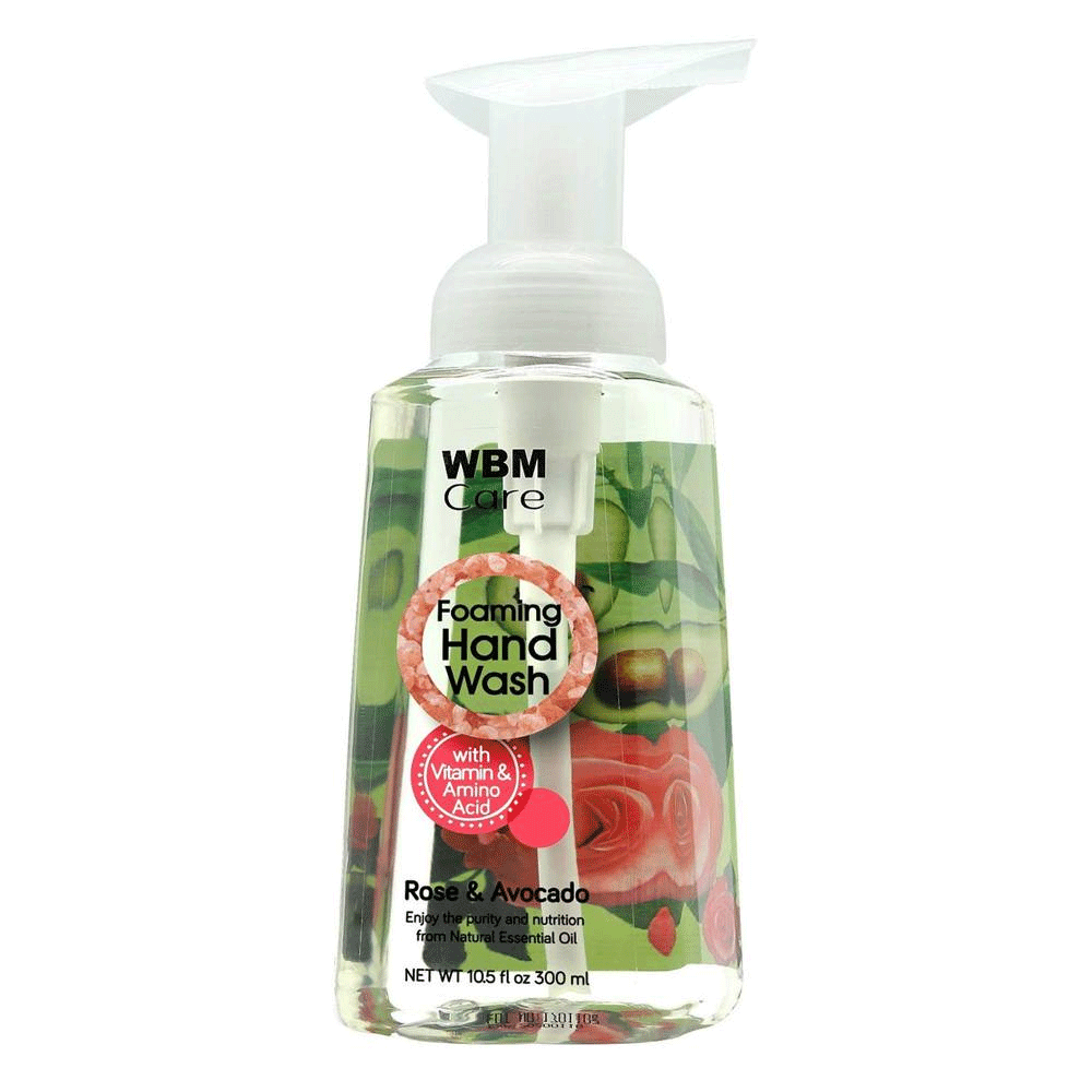Wbm Care Rose & Avocado Foaming Hand Soap 300ml.