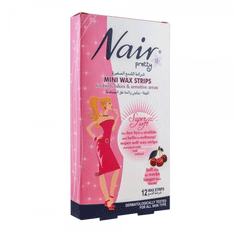 Nair Pretty Mini Wax Strips Cherry 12s