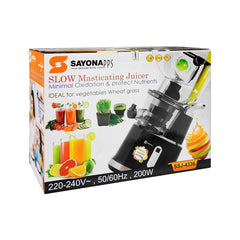 Sayona Slow Masticating Juicer Ssj-4336