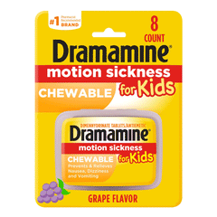 Dramamine Motion Sickness Kids Tab 8s Pack