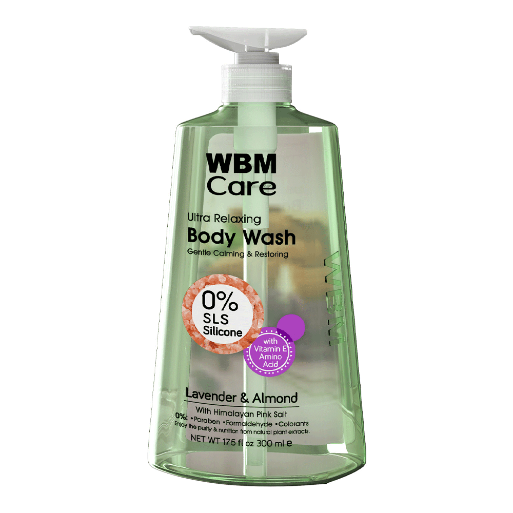 Wbm Care Ultra Relaxing Body Wash Lavender & Almond 300ml