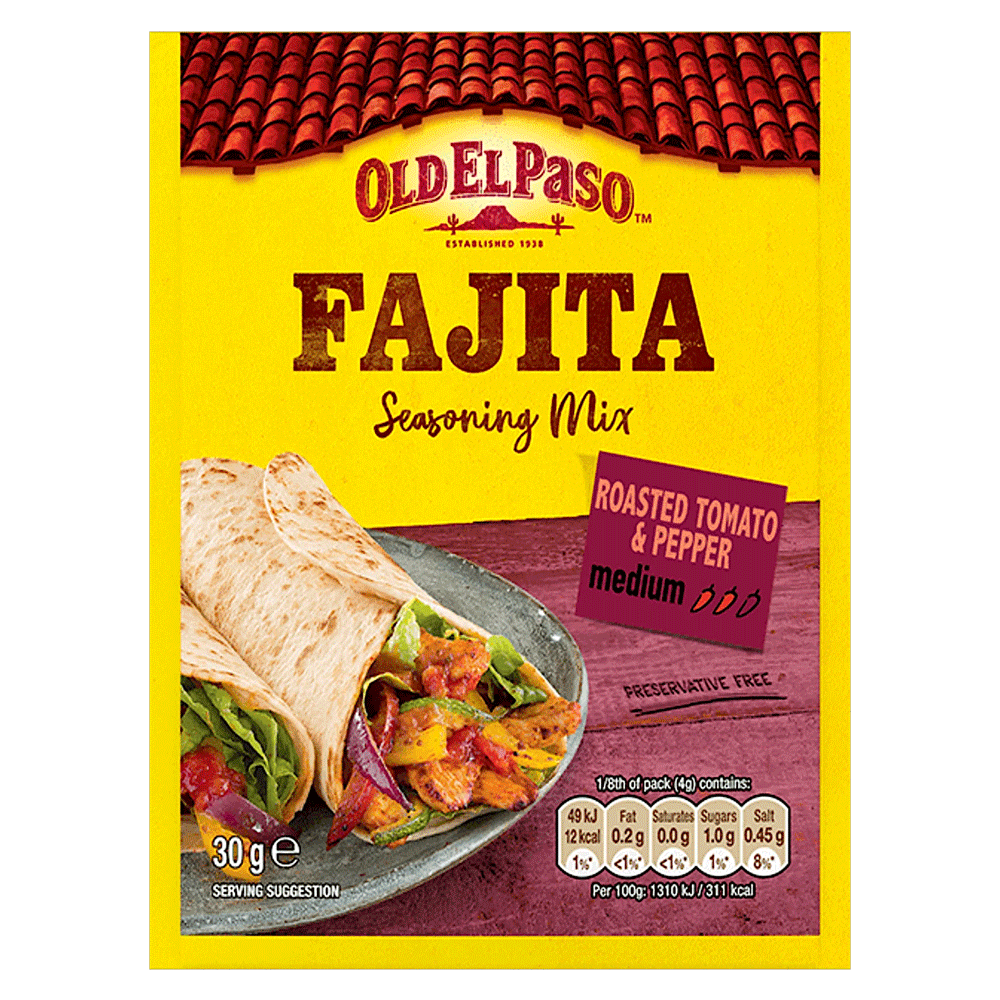 Old El Paso Fajita Seasoning Mix 30g