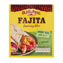 Old El Paso Fajita Seasoning Mix Smoky Bbq Mild 35g