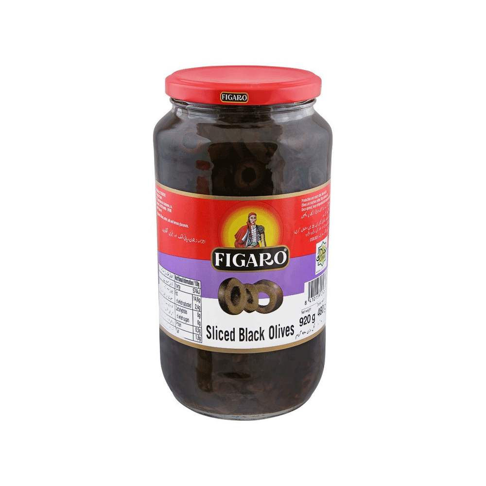 Figaro Sliced Black Olives 920g