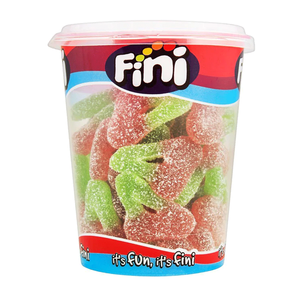 Fini Sour Twin Cherries Jelly Cup 185g