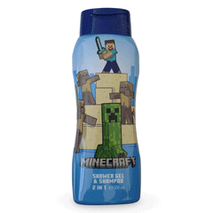Minecraft 2 In 1 Shower Gel & Shampoo 500ml