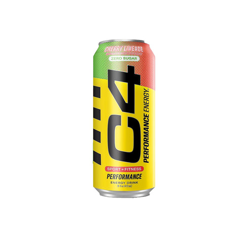 C4 Cherry Limeade Zero Sugar Energy Drink Can 473ml