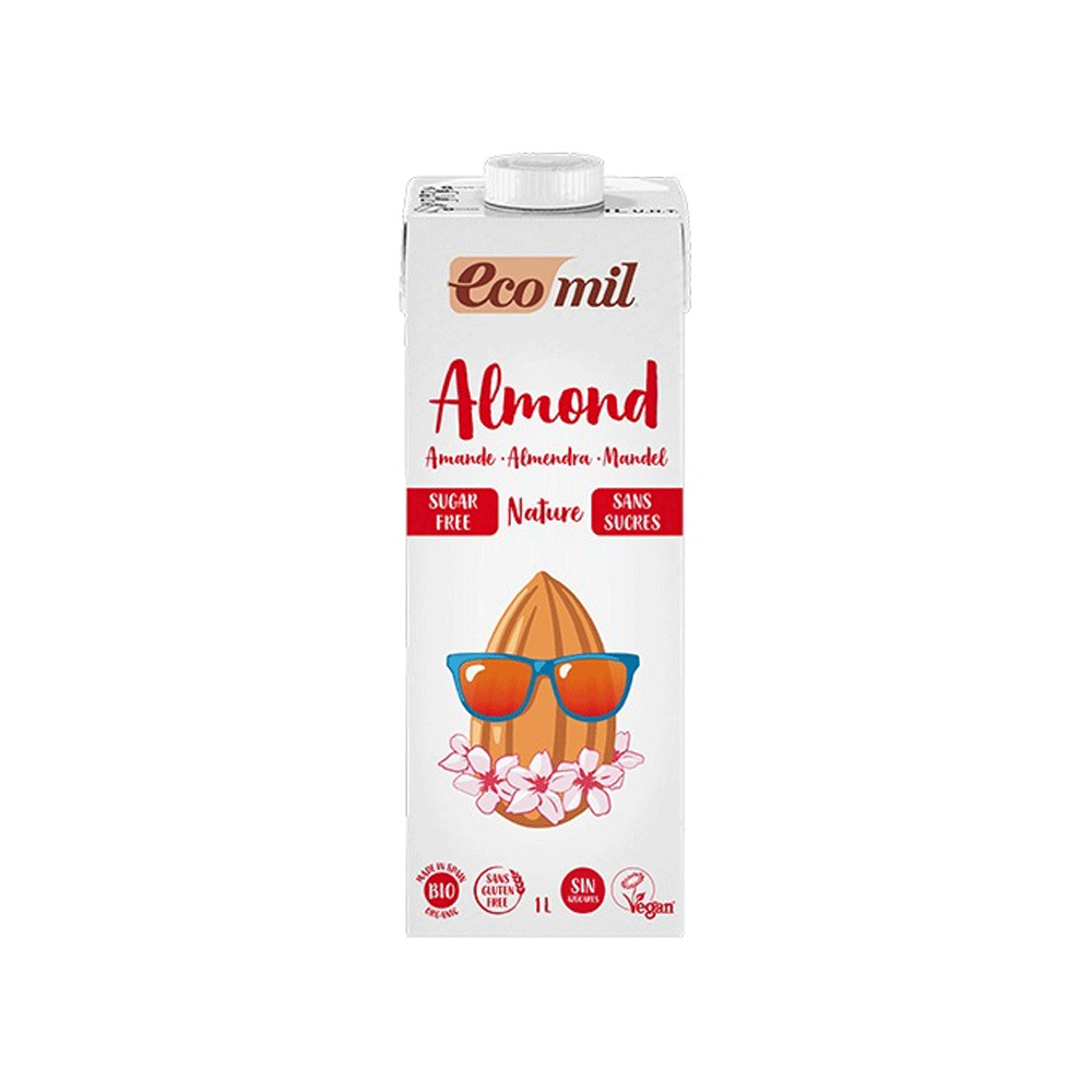 Eco Mil Milk Almond Sugar Free 1ltr