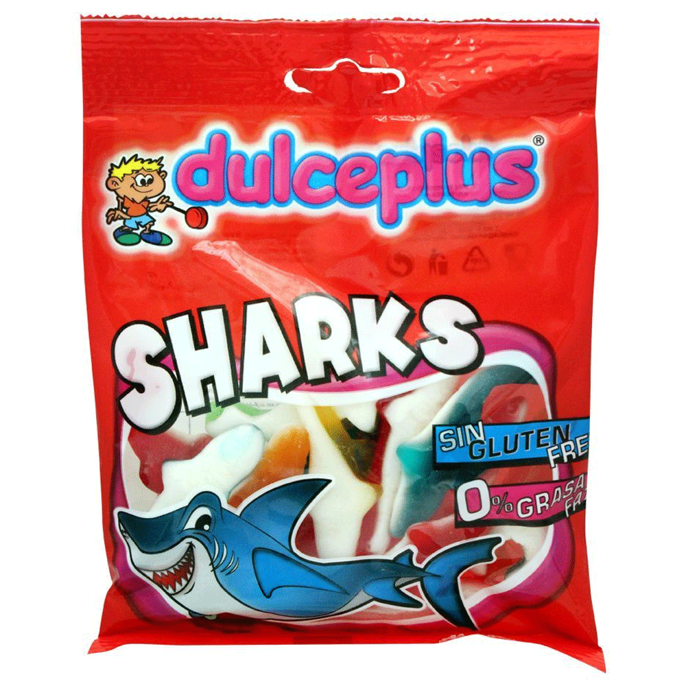 Dulceplus Jelly Sharks 100g
