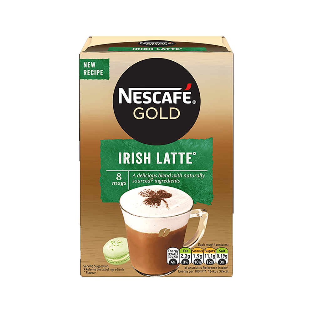 Nescafe Gold Irish Latte Coffee 8s
