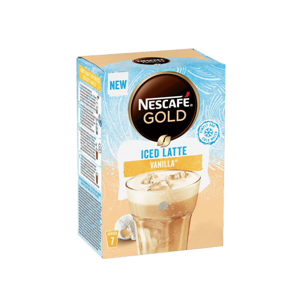 Nescafe Gold Iced Latte Vanilla Cream 7s