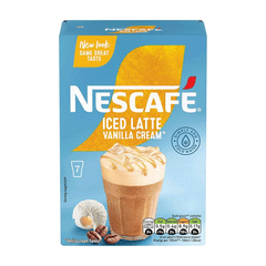 Nescafe Gold Iced Latte Vanilla Cream 7s
