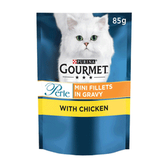 Purina Gourmet Mini Fillets In Gravy With Chicken Cat Food 85g