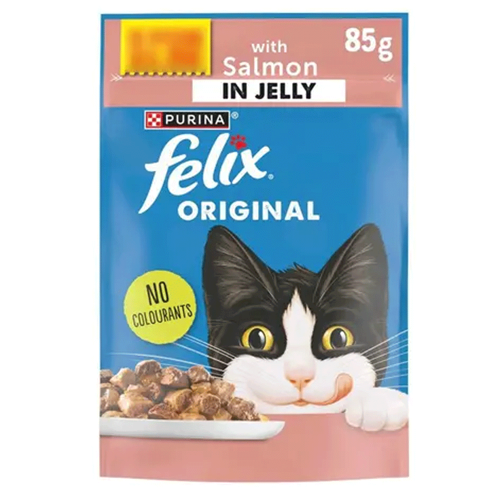 Felix Original With Salmon In Jelly 85g
